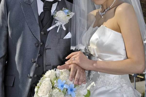 ブライダル画像 素晴らしいとエレガントな非常に素敵な結婚式 — ストック写真