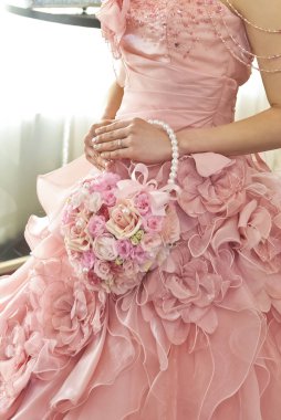 Gelin imajı, görkemli ve zarif çok güzel bir düğün.