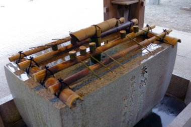 Ziyaret sırasında tapınaklardaki su temizliği