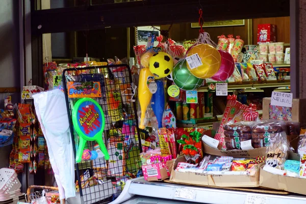 Toko Permen Tradisional Penuh Warna Untuk Anak Anak — Stok Foto