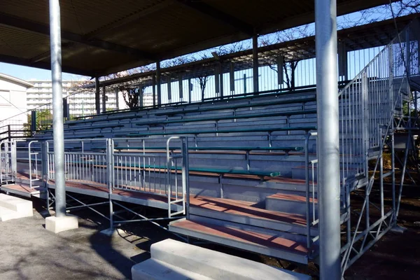 Asientos Espectador Estadio Ecuestre Acero Metálico — Foto de Stock