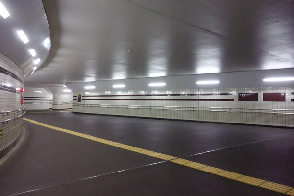 Quiet Underpass Underground Space Crossing Highway — Stock Photo, Image