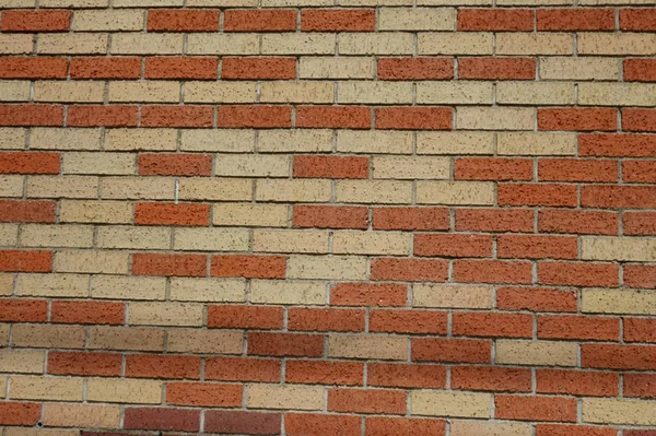 Mur Construction Blocs Briques Avec Une Coloration Ingénieuse — Photo