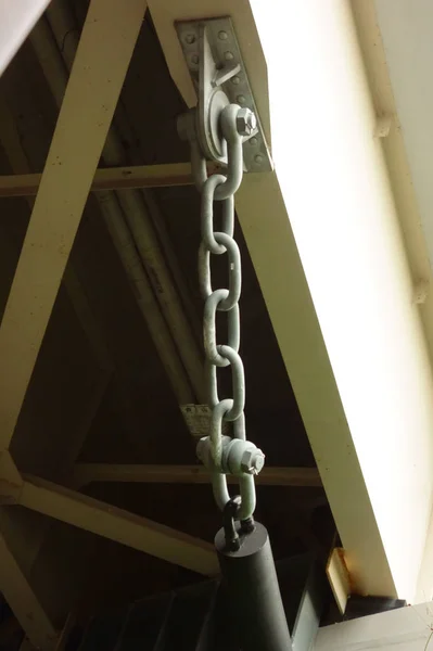 Struktur Durch Eine Zähe Eisenkette Geschützt — Stockfoto