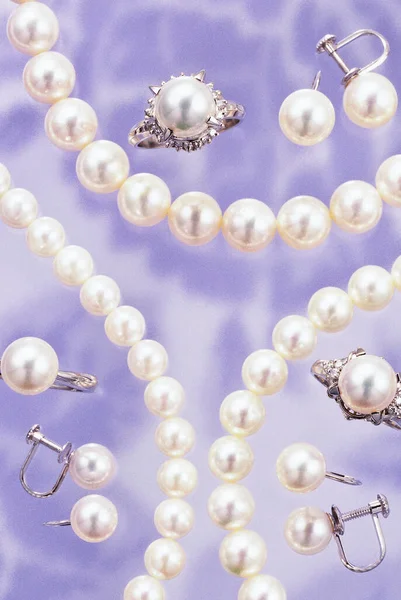 Luxury Noble Elegant Jewelry Pearls — Stock Photo, Image