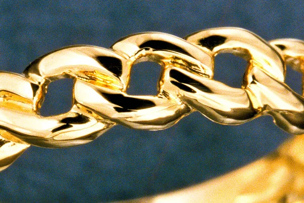 Αλυσίδα Αλυσίδα Χρυσό 18K Για Δέος Εμπνέει Κοσμήματα — Φωτογραφία Αρχείου