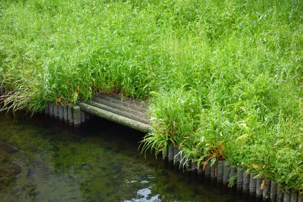 Mysterious Object Banks River — Stock Photo, Image