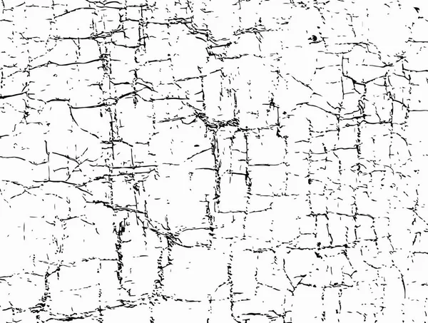 Векторная Текстура Множеством Трещин Царапин — стоковый вектор