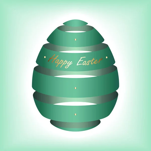 Tarjeta de Pascua vectorial . — Vector de stock