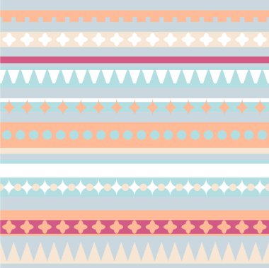 Sorunsuz vektör kabile doku. Kabile sorunsuz doku. Vintage