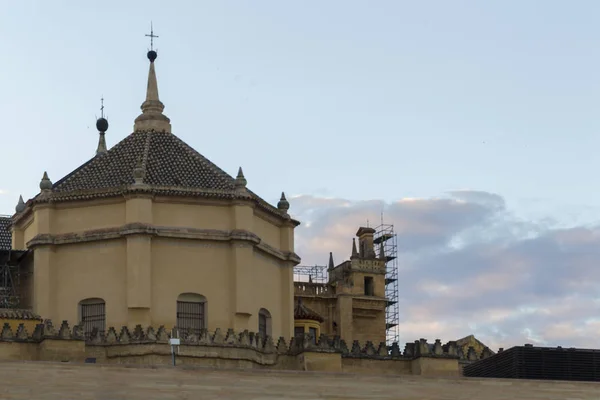 Historické Fasády Starém Městě Cordoba Selektivní Zaměření — Stock fotografie