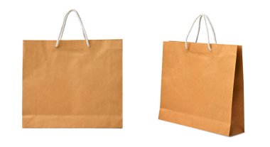 Geri dönüşüm kağıdı beyaz arka planda izole