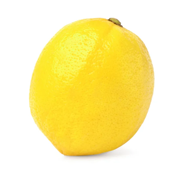 Спелый Лимон Изолировать Белом Фоне — стоковое фото