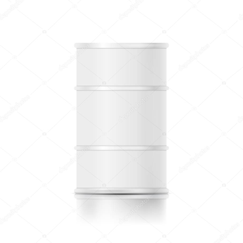 Download Metallic Oil Barrel Drum White Blank Mock Up Isolated Vector Design Template Premium Vector In Adobe Illustrator Ai Ai Format Encapsulated Postscript Eps Eps Format