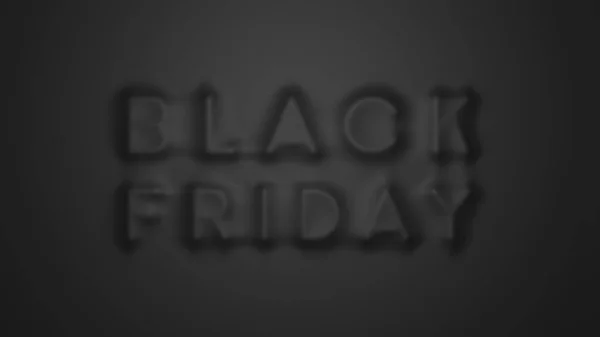 Black friday design concept. Text under the cloth. 3D render image. — Stock Photo, Image
