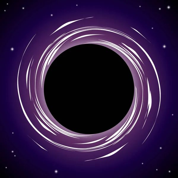 黑洞背景 矢量图形