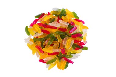 beyaz izole jöle sakızlı şeker