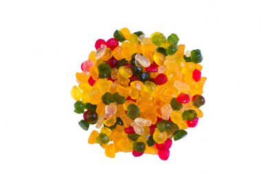 beyaz izole jöle sakızlı şeker