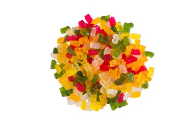 beyaz izole jöle sakızlı şeker