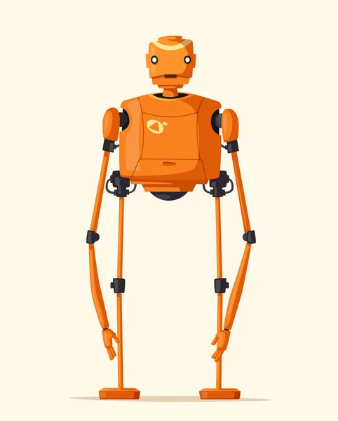 Robot character. Technology, future. Cartoon vector illustration — Stock Vector