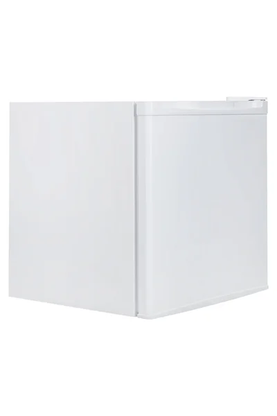 White refrigerator isolated on white background — Stock Photo, Image