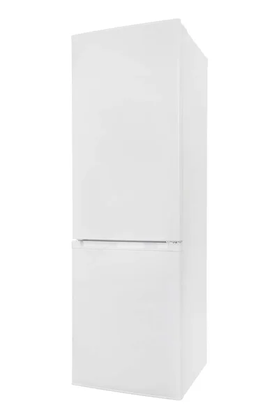 White refrigerator isolated on white background — Stock Photo, Image