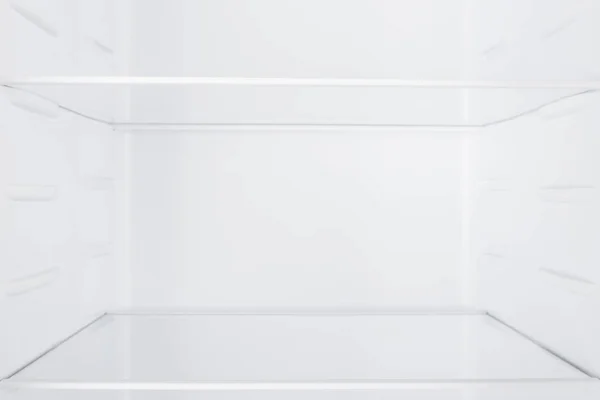 White refrigerator isolated on white background — Stock Photo, Image