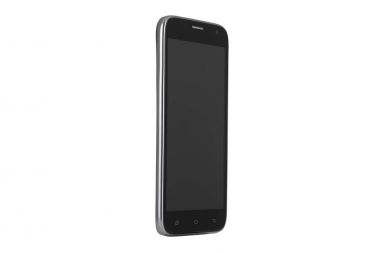Beyaz arka plan üzerinde izole Smartphone siyah ekran