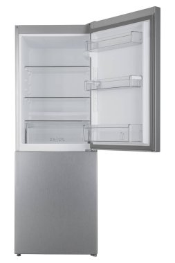 Beyaz Arka Plan üzerine izole buzdolabı. Modern Mutfak ve Do