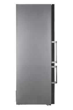 Beyaz Arka Plan üzerine izole buzdolabı. Modern Mutfak ve Do