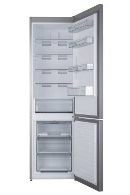 Beyaz Arka Plan üzerine izole buzdolabı. Modern Mutfak ve Do