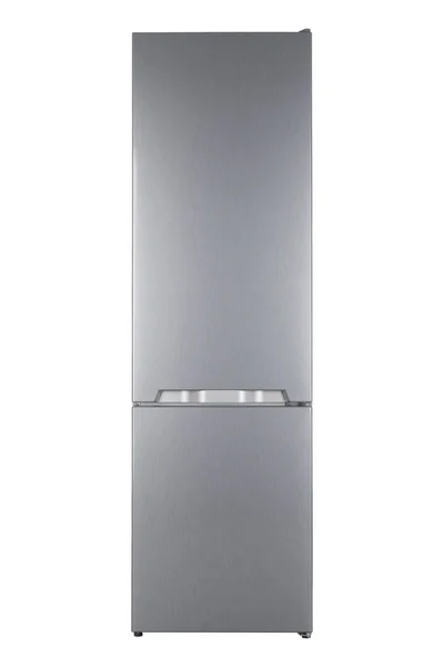 Refrigerator Isolated on White Background. Modern Kitchen and Do — Stock Photo, Image