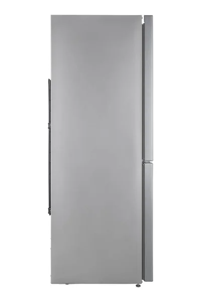 Réfrigérateur isolé sur fond blanc. Cuisine moderne et faire — Photo
