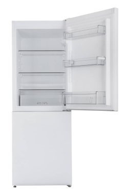 Beyaz Arka Plan üzerine izole buzdolabı. Modern Mutfak ve Do