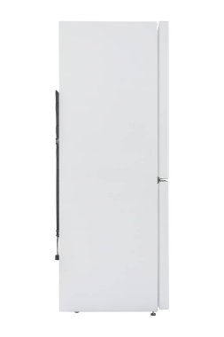 Beyaz Arka Plan üzerine izole buzdolabı. Modern Mutfak ve Do