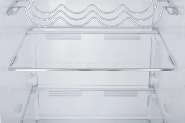 Refrigerador aislado sobre fondo blanco. Cocina moderna y hacer — Foto de Stock