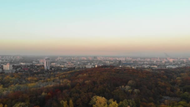 Kiev Oekraïne Beroemde Reisbestemming Oost Europa Land Videobeelden Van Luchtfoto — Stockvideo