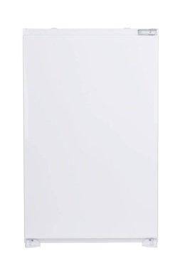 Beyaz Arka Plan Üzerinde İzole Yeni Buzdolabı. Modern Mutfak ve Ev Aletleri