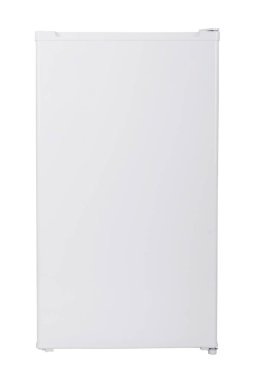 Beyaz Arka Plan Üzerinde İzole Yeni Buzdolabı. Modern Mutfak ve Ev Aletleri