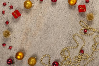 Yaratıcı Noel konsepti. Boşluğu Kopyala