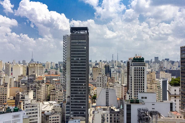 Skyline Aéreo São Paulo Brasil — Fotografia de Stock