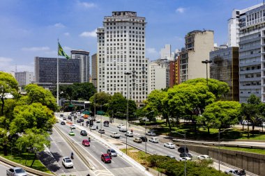Sao Paulo, Brezilya, 30 Kasım 2019. Anhangabau İstasyonu. Sao Paulo. Brezilya.