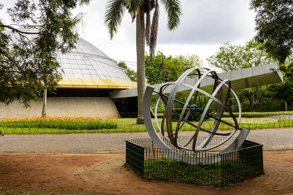 Sao Paulo Brazílie Listopad 2019 Fasáda Planetária Aristoteles Orsini Parku — Stock fotografie