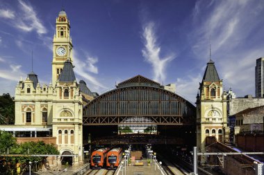 Luz İstasyonu (Estacao da Luz) Sao Paulo, Brezilya - Güney Amerika.