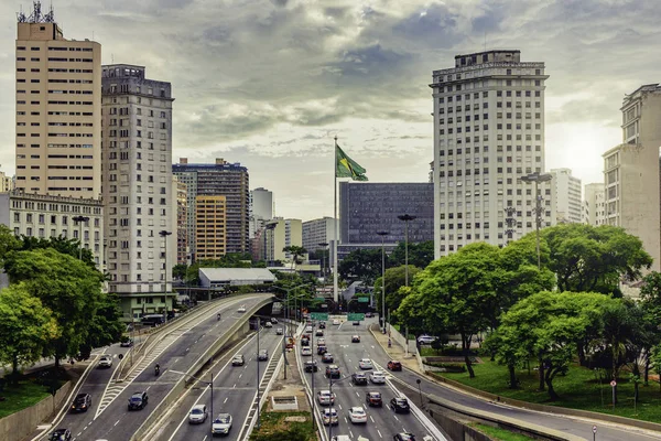 Sao Paulo Brazil November 2019 Anhangabau Station Sao Paulo Brazil — Stock Photo, Image