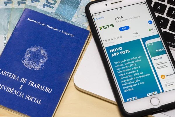 December 2019 Brazilië Arbeidstijdgarantiefonds Fgts Een Fonds Dat Opgericht Werknemers — Stockfoto