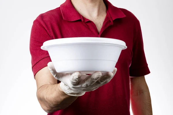 Marmitex ya da yemek ayrıntıları. Hızlı ve ücretsiz teslimat. İnternetten alışveriş ve ekspres teslimat. Seçici odak.