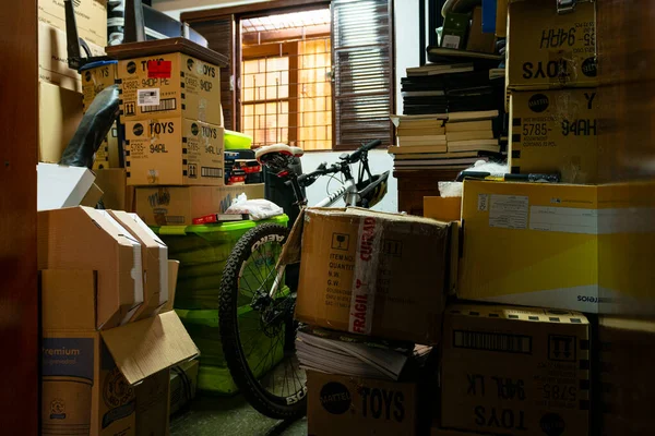 May 2020 Brazil Several Objects Stacked Clutter Addict Home Room — Stock Photo, Image