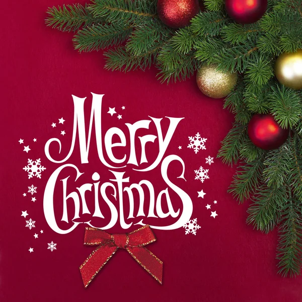 Köşe Noel köknar dalı