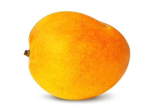 Mango Giallo Isolato Fondo Bianco — Foto Stock